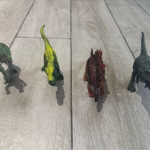 Set of 4 Dinosaur Figurines